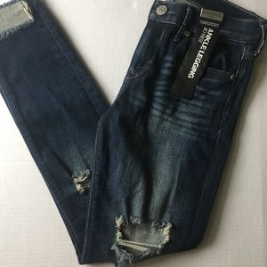 Express Distorted Jean Leggings